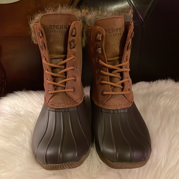 BRAND NEW Sperry Women's White Water Duck Boot - Picture 5 of 12